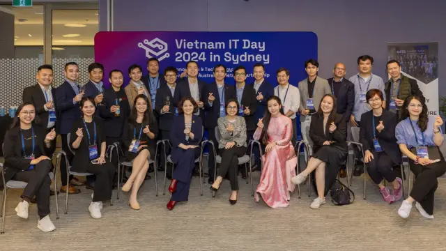 Australia Vietnam IT Dayに参加したHDWEBSOFTチーム