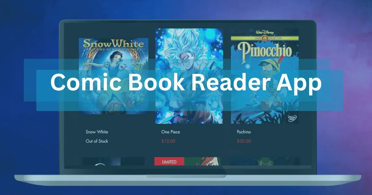 A comic book reader application with social interaction