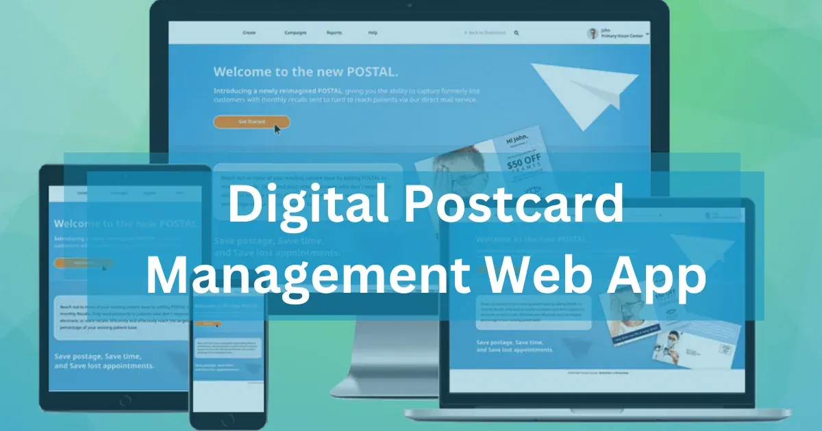 Digital Postcard Management Web App: A Case Study
