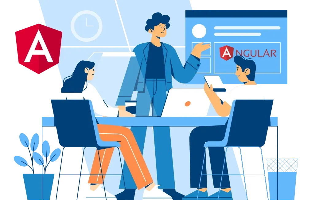 Angular 개발자 채용 메인 이미지