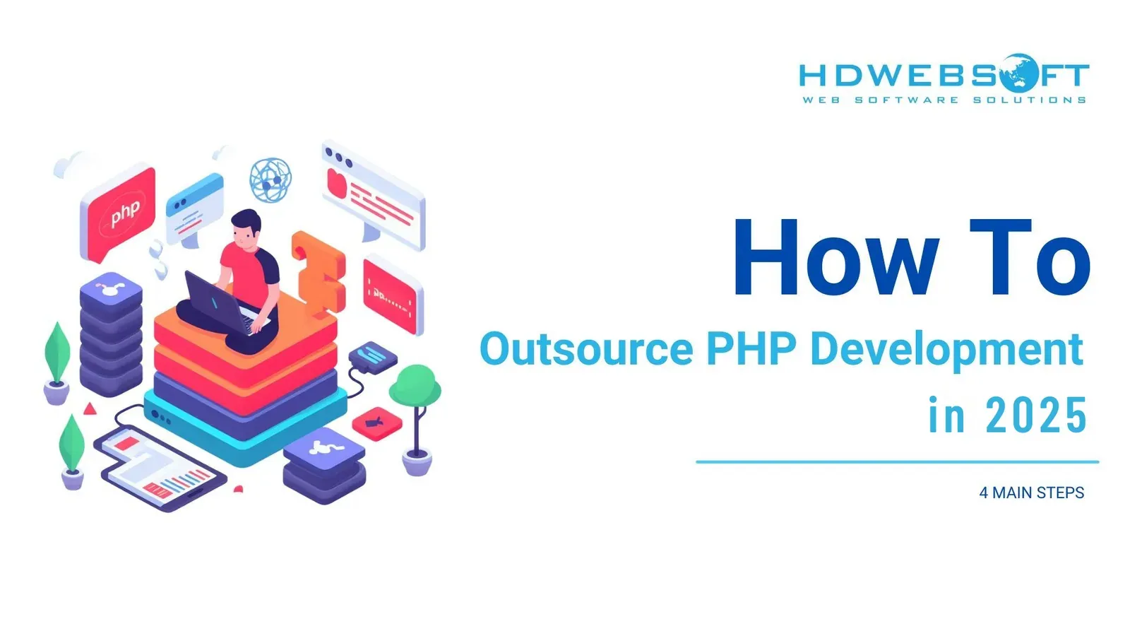 Outsourcing PHP Development in 2025: 4 Main Steps