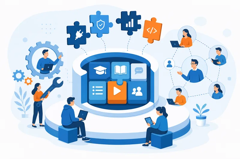 Custom Moodle development and customization for faculty-student collaboration and course delivery