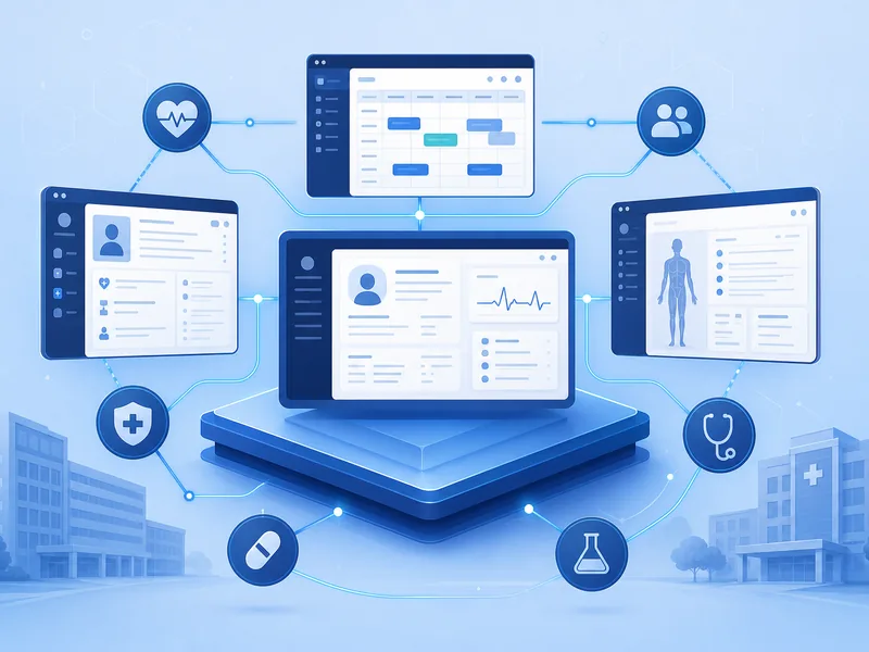 Soluciones de software para salud a medida que conectan EHR, agenda y operaciones clínicas