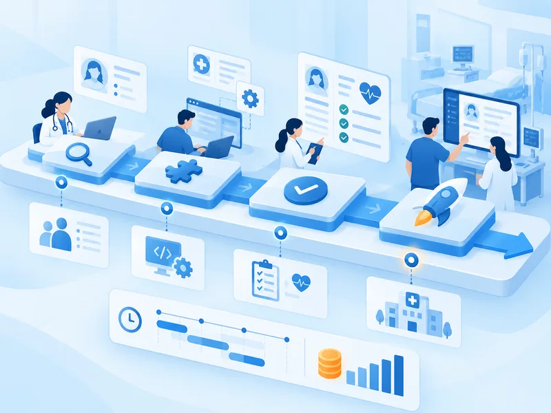 EHR project cost and timeline — a phased roadmap with milestones and a scoped estimate